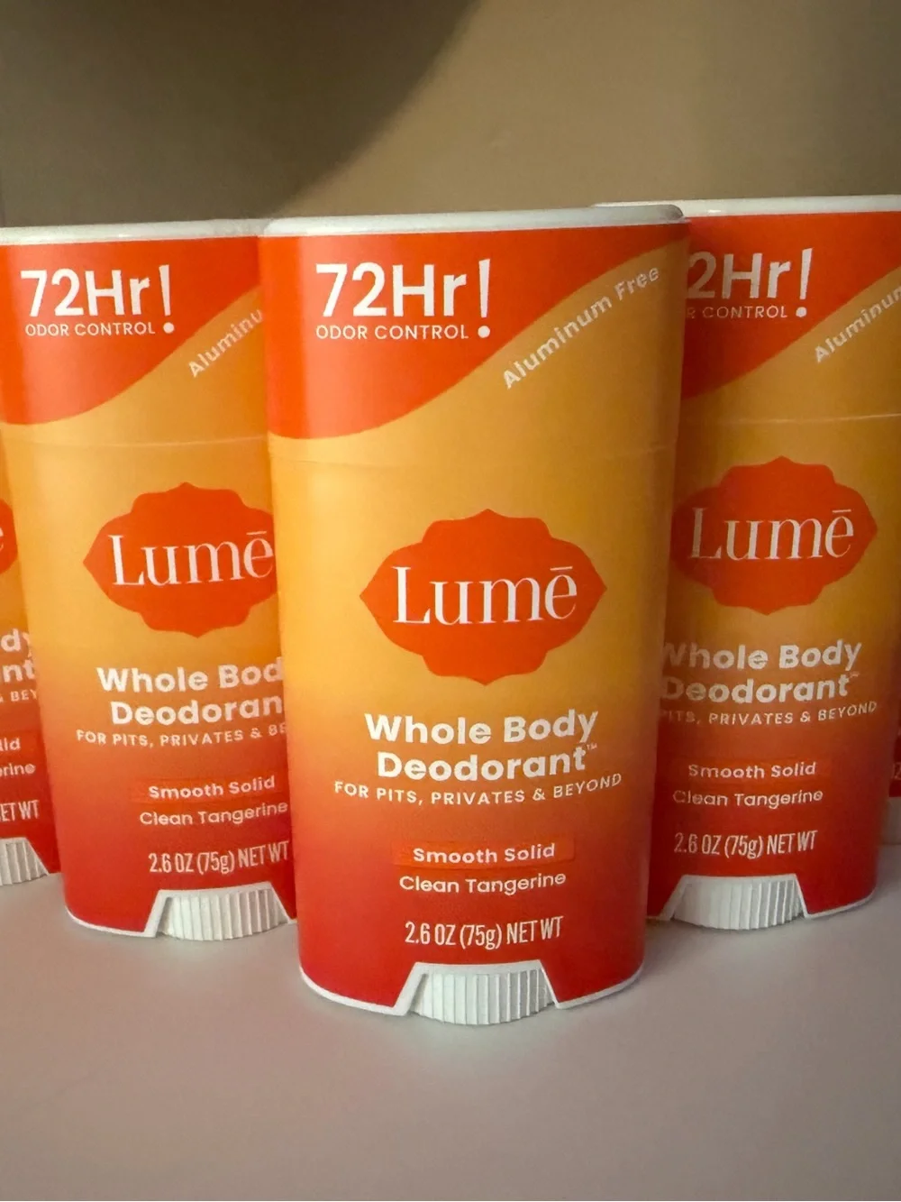 Lume Whole Body Deodorant Pits, Privates, Body Smooth Solid 2.6oz Stick